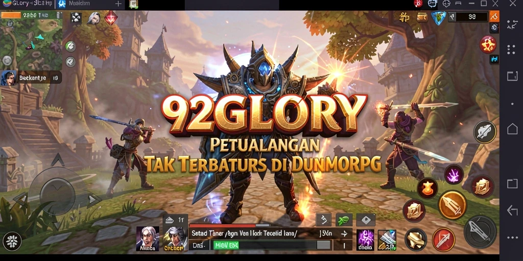 Gameplay mendebarkan di dunia fantasi 92GLORY.