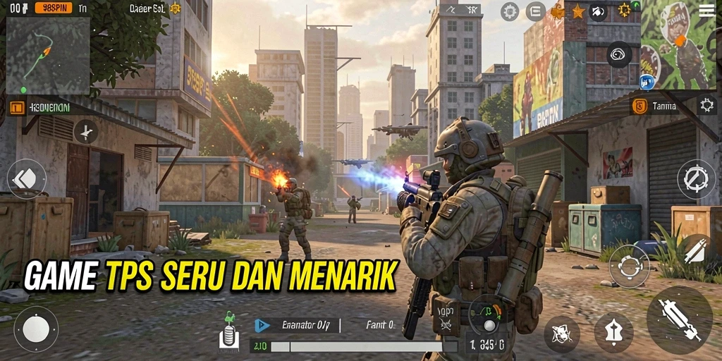 Gameplay mendebarkan dari 98SPIN dalam aksi seru TPS.