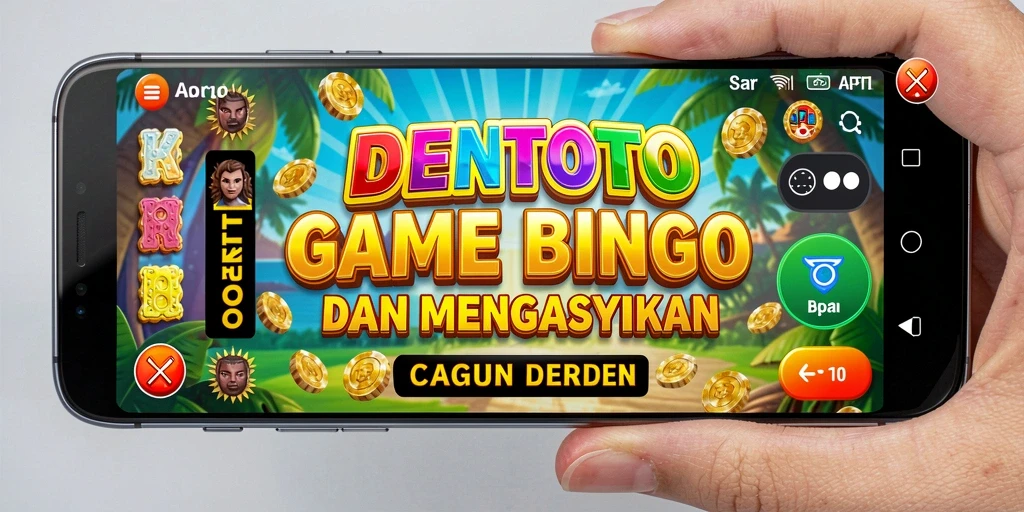Screenshot gameplay DENTOTO menunjukkan keseruan bermain Bingo.