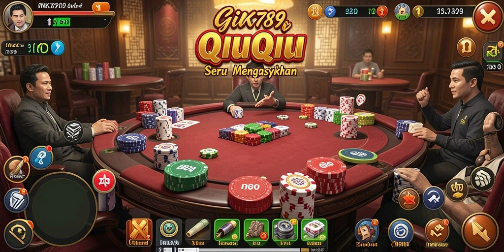 Tampilan screenshot gameplay QiuQiu yang menarik dan penuh tantangan.