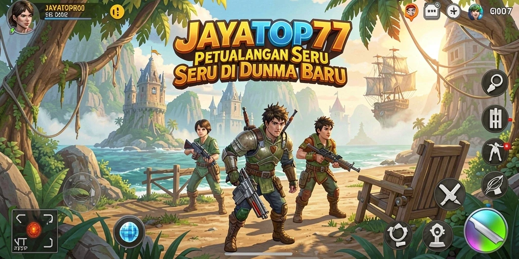 Tampilan gameplay <strong>JAYATOP77</strong> dengan grafis menakjubkan dan aksi petualangan seru.