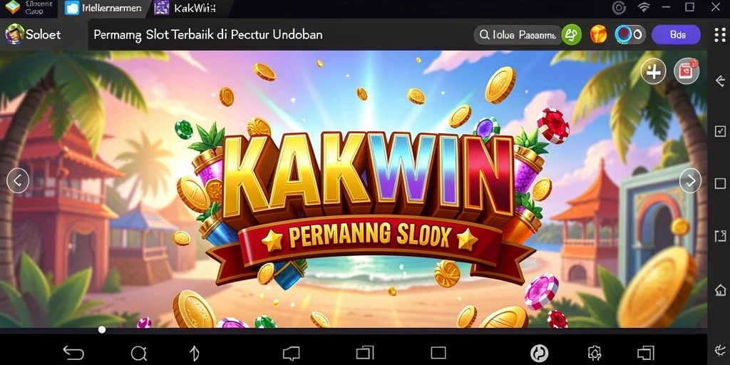 Screenshot KAKWIN menunjukkan gameplay Slot yang menghibur dan grafis menawan.