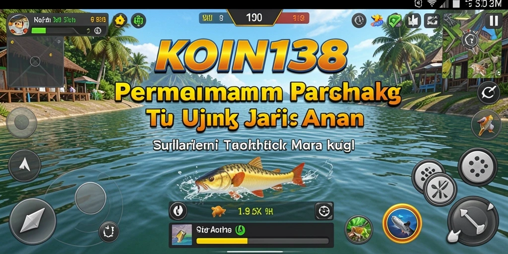 Menampilkan gameplay memancing KOIN138 yang seru dan mendebarkan.