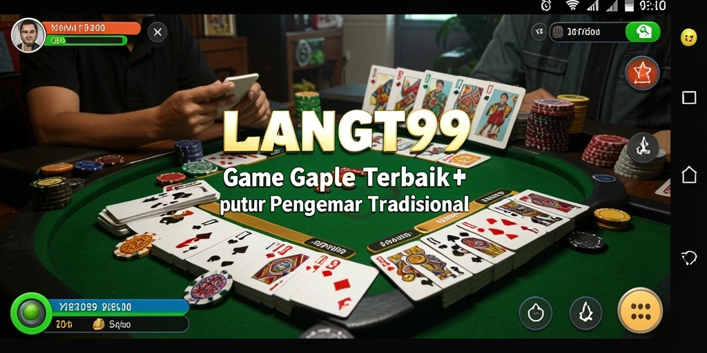 Screenshot gameplay Gaple yang mengasyikkan dan interaktif.