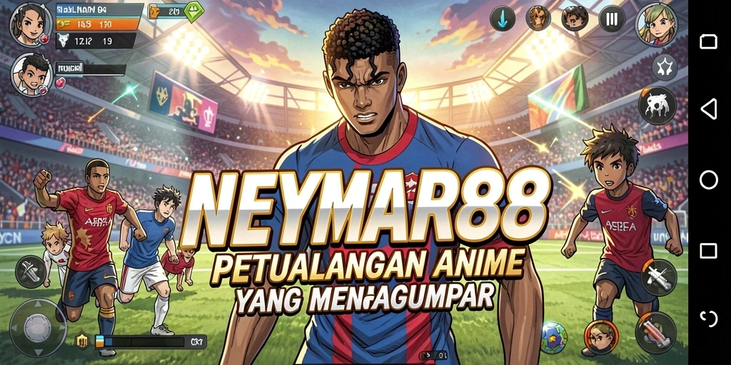 Screenshot gameplay NEYMAR88 yang menampilkan aksi seru dalam dunia Anime.