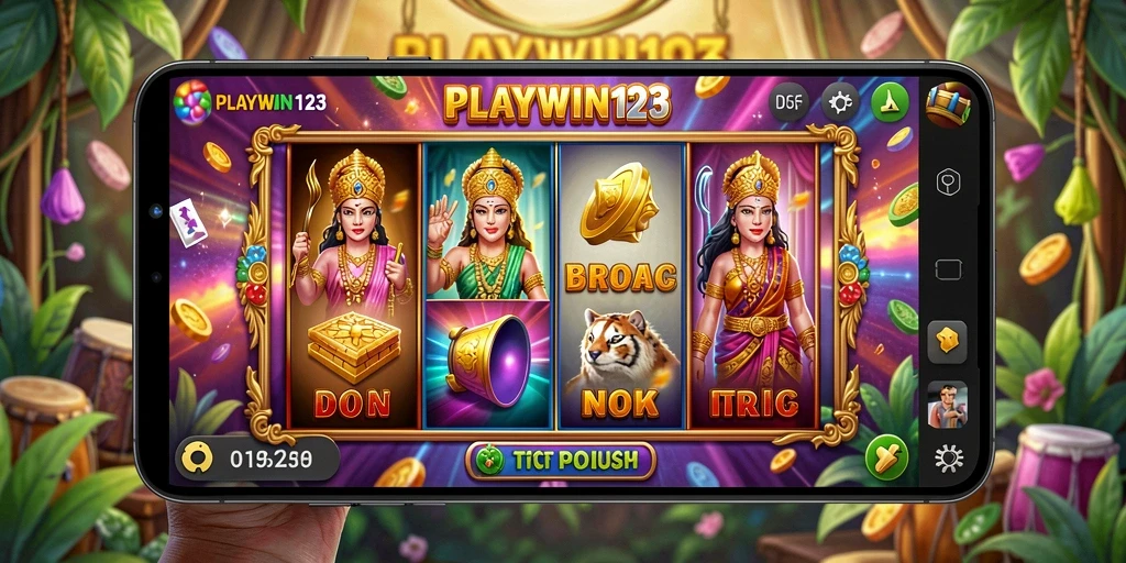 Tampilan gameplay Slot yang seru dan mengasyikkan dari PLAYWIN123.