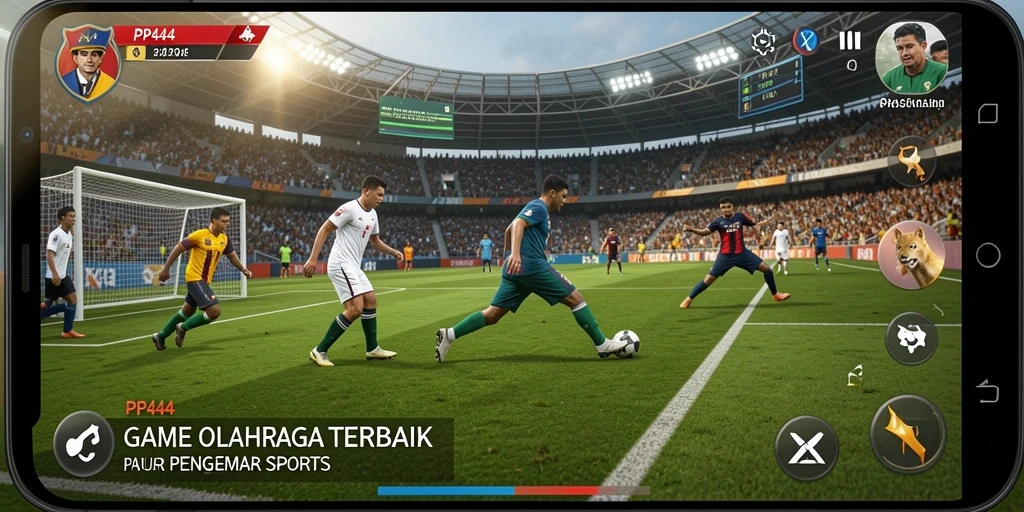 Gameplay PP444 yang mendebarkan dalam berbagai cabang olahraga.