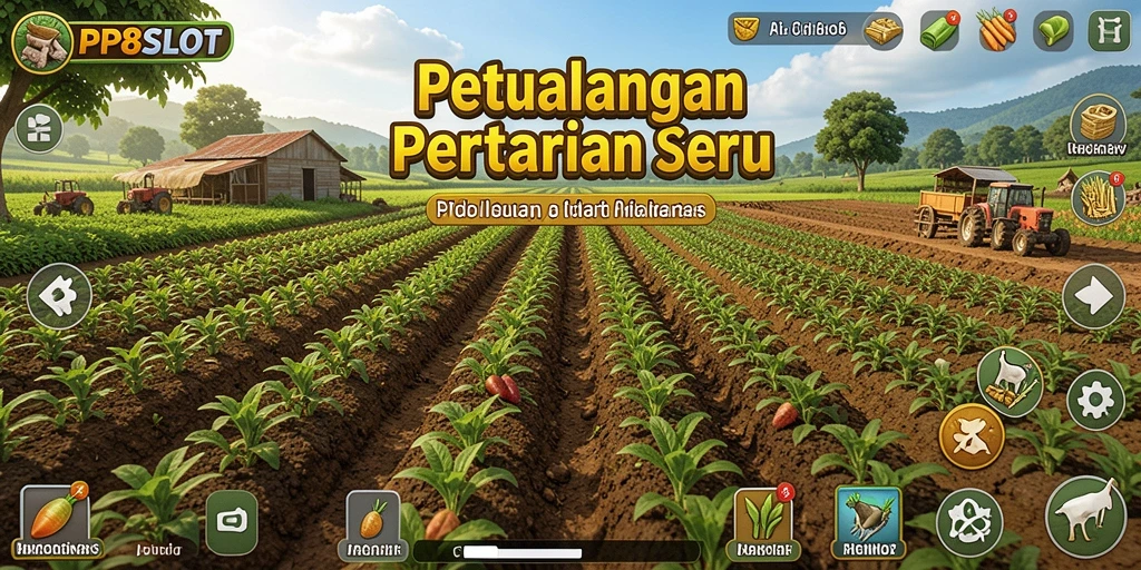 Gameplay menarik di PP8SLOT dengan aktivitas bertani seru.