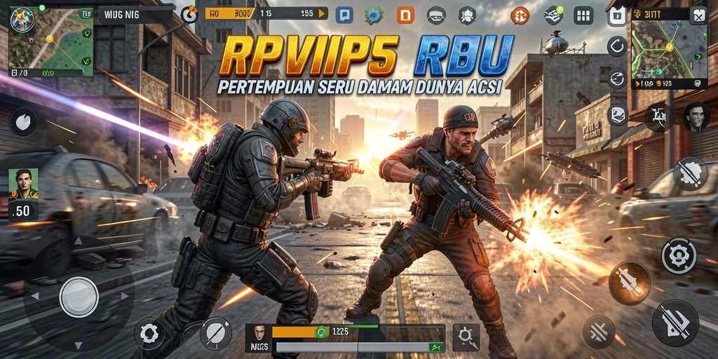 Tampilan gameplay seru dalam RPVIP5 yang penuh aksi.