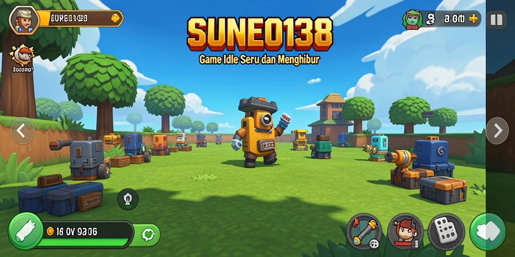 Gameplay menarik dari SUNEO138 dengan karakter yang beraktivitas otomatis.