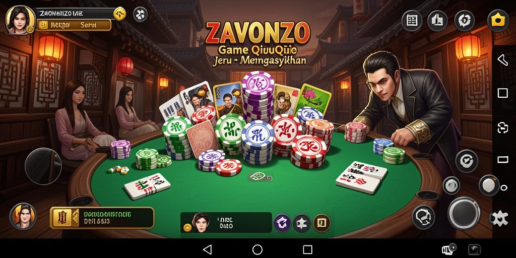 Tampilan gameplay ZAVONZO yang seru dan interaktif.