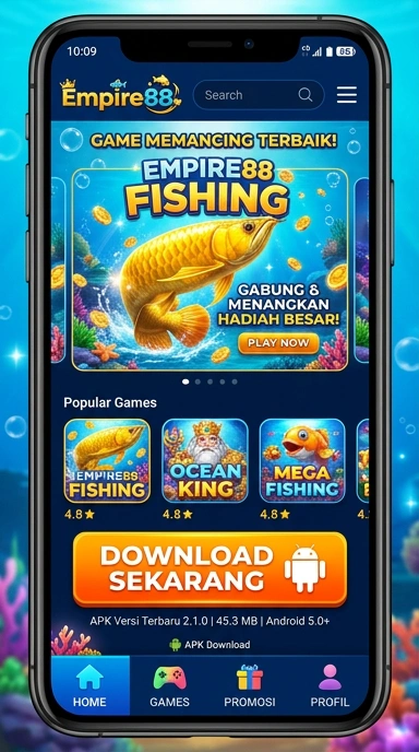 Screenshot antarmuka pengguna empire88 yang menarik.